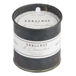 World Market Bergamot & Clementine Antique Oil Tin Scented Candle