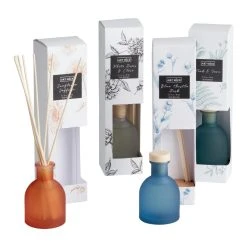 World Market Frosted Glass Bottle Eden Reed Diffuser