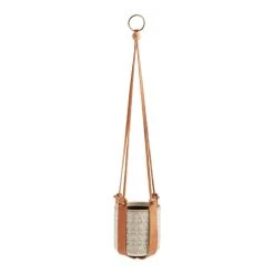 World Market Faux Leather Strap Plant Hanger