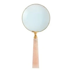 World Market Pink Lucite Magnifying Glass
