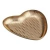 World Market Etched Gold Heart Trinket Dish