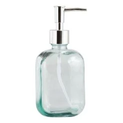 World Market Aqua Recycled Glass Liquid Soap Dispenser