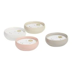 World Market Semi Matte Ceramic 3 Wick Scented Candle
