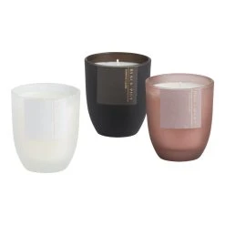 World Market Frosted Glass Mood Scented Candle