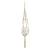 World Market Natural Bead Macrame Plant Hanger