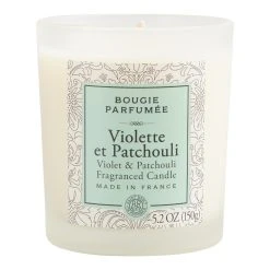 World Market Violet & Patchouli Bougie Parfumee Scented Candle