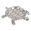 World Market Silver Metal Turtle Trinket Dish
