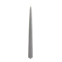 World Market Gray Taper Candles 2 Pack