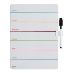 World Market Kikkerland Iridescent Magnetic Dry Erase Weekly Planner