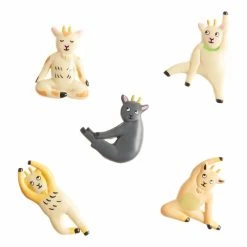 World Market Yoga Goat Magnets 5 Pack