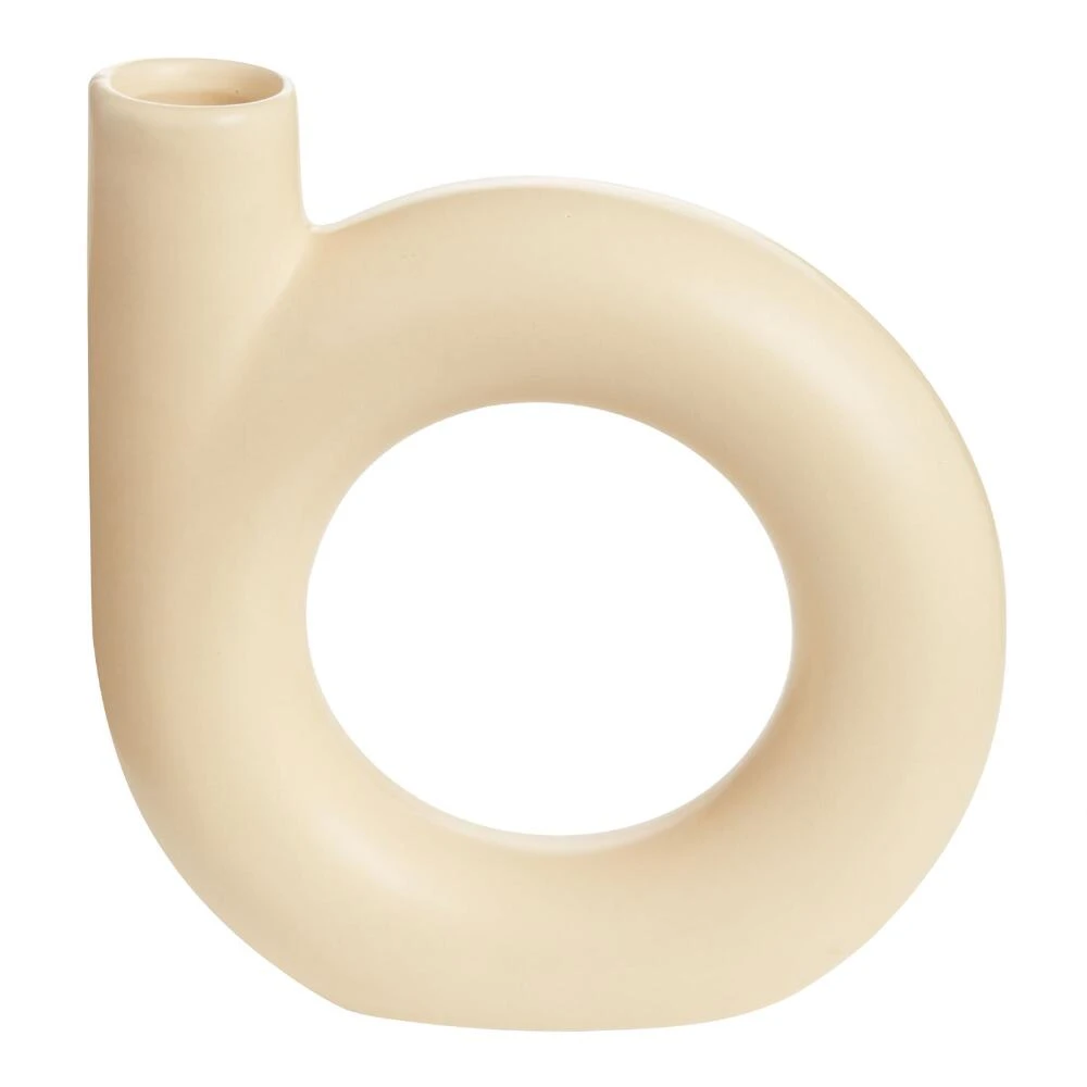 World Market Ceramic Circle Bud Vase - Image 2