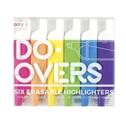 World Market Do Overs Erasable Highlighters 6 Pack