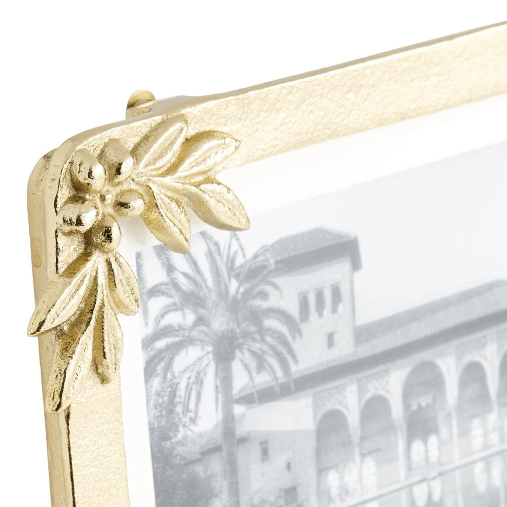 World Market Gold Metal Floral Frame - Image 3