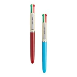 World Market Kikkerland Vintage Multicolor Ballpoint Pens Set of 2