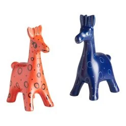 World Market Kisii Soapstone Giraffe Figures Set of 2