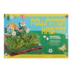World Market Modern Sprout Pollinator Habitat Pop Up Microgreens Grow Kit