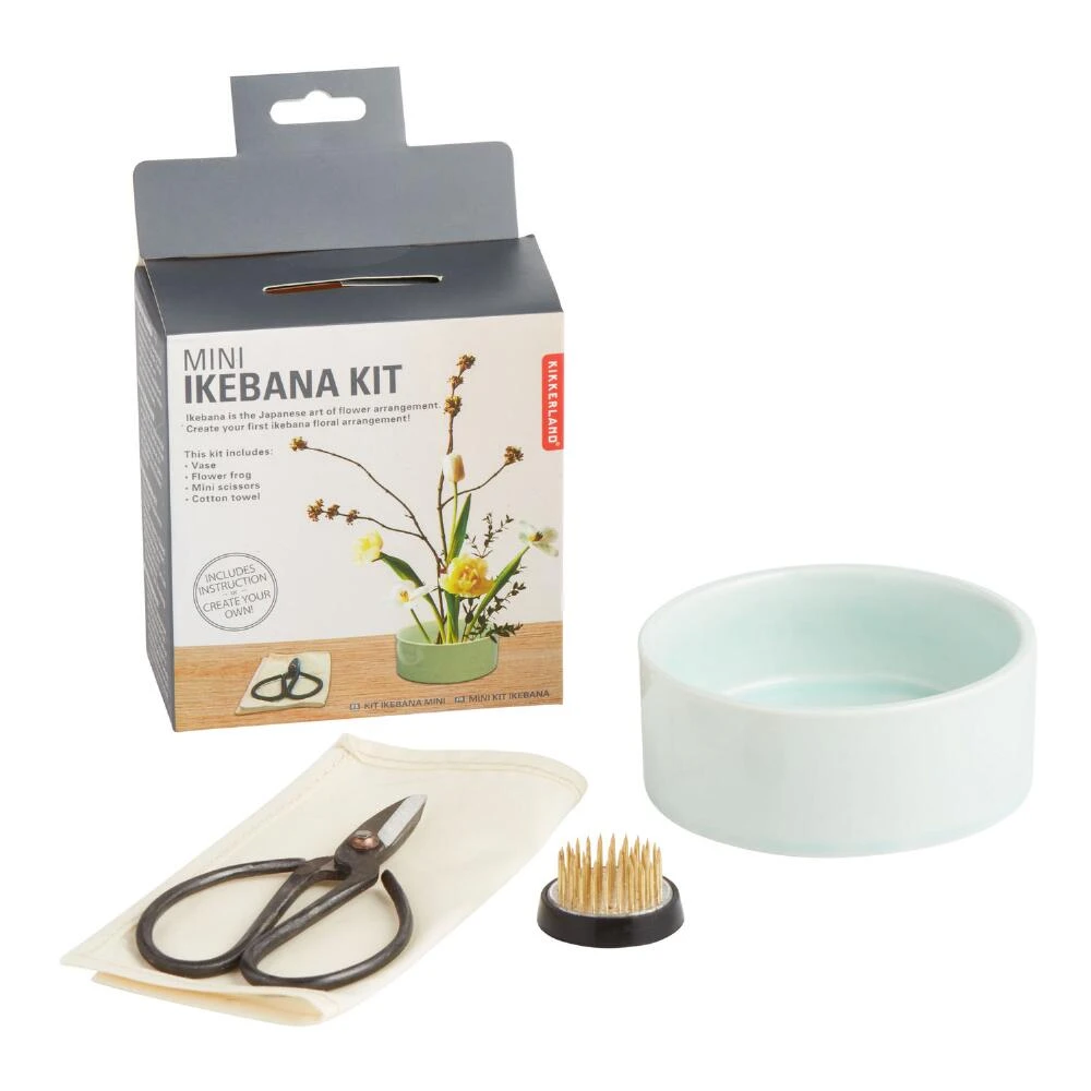 World Market Kikkerland Mini Ikebana Flower Arranging Kit