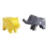 World Market Kisii Soapstone Elephant Figures Set of 2