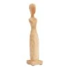 World Market Small CRAFT Hand Carved Female Figure Decor