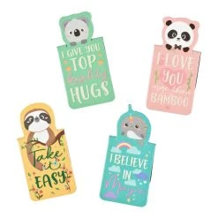 World Market 4 Pack Legami Animal Magnetic Bookmarks Set of 2