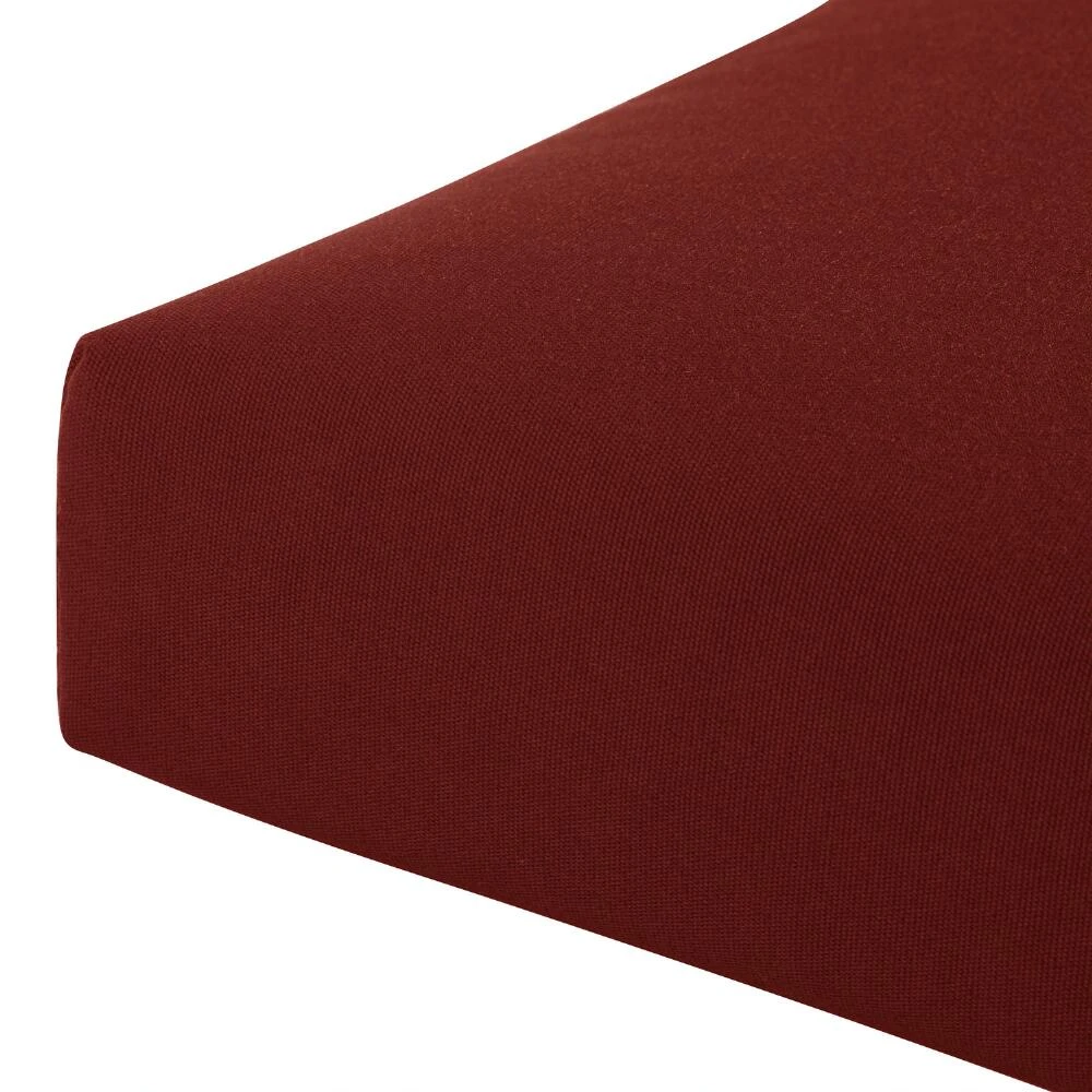 World Market Sunbrella Terracotta Canvas Gusseted Outdoor Chair Cushion - Image 2