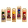 World Market Mayan Worry Doll Keychains Set of 5