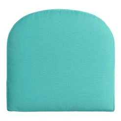 World Market Sunbrella Aruba Canvas Gusseted Outdoor Chair Cushion