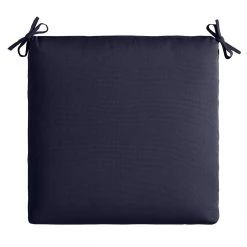 World Market Sunbrella Navy Canvas Outdoor Chair Cushion