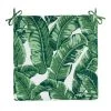 World Market Sunbrella Tropical Leaf Outdoor Chair Cushion
