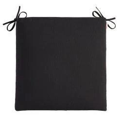 World Market Sunbrella Black Canvas Outdoor Chair Cushion
