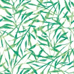 World Market Green Leaves Peel and Stick Wallpaper