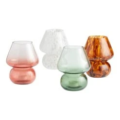 World Market Artisan Glass Tealight Candle Holder