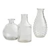 World Market Clear Glass Bud Vases Set of 3