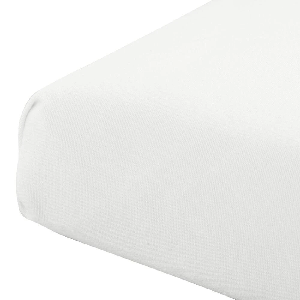 World Market Sunbrella Natural Canvas Outdoor Chair Cushion - Image 2