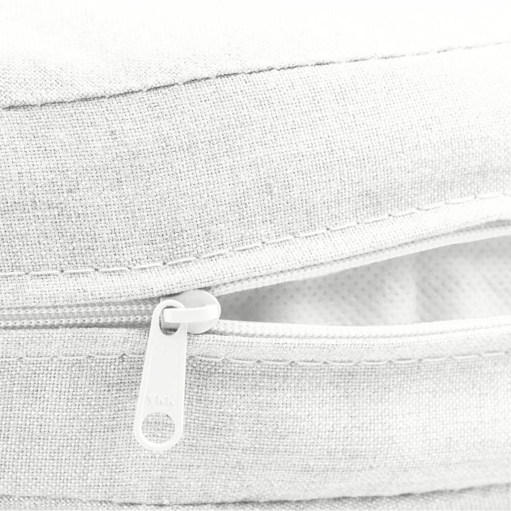 World Market Sunbrella Natural Canvas Outdoor Chair Cushion - Image 3