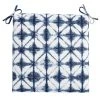 World Market Sunbrella Indigo Tile Outdoor Chair Cushion
