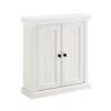 World Market Delmar White Wood Bathroom Wall Cabinet