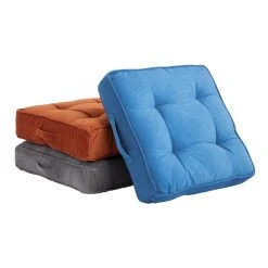 World Market Tufted Corduroy Gusseted Floor Cushion