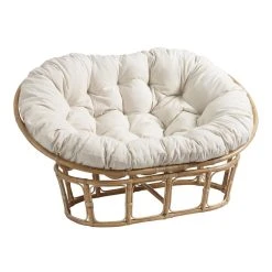 World Market Elora Ivory Double Papasan Chair Cushion