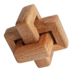 World Market Natural Wood Knot Decor
