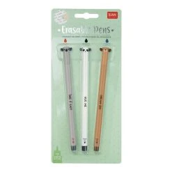 World Market Legami Bear Erasable Gel Pens 3 Pack