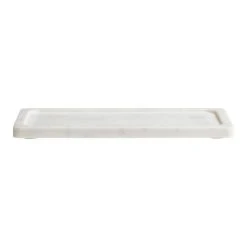 World Market White Marble Vanity Tray