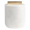 World Market White Marble Canister With Lid