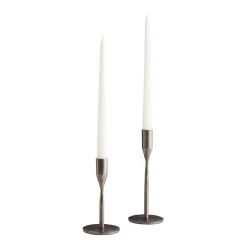 World Market Hammered Bronze Taper Candle Holder