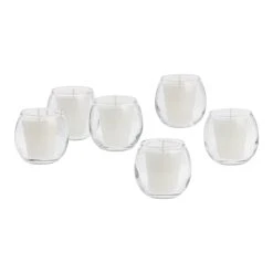 World Market Bubble Glass Votive Candle Holder Set Of 6