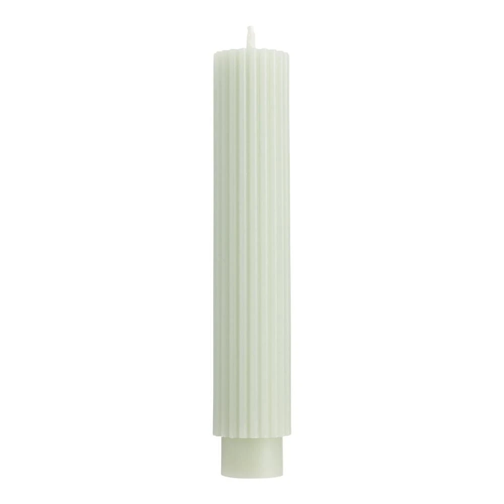 World Market Springtime Ribbed Taper Candles 2 Pack - Image 2