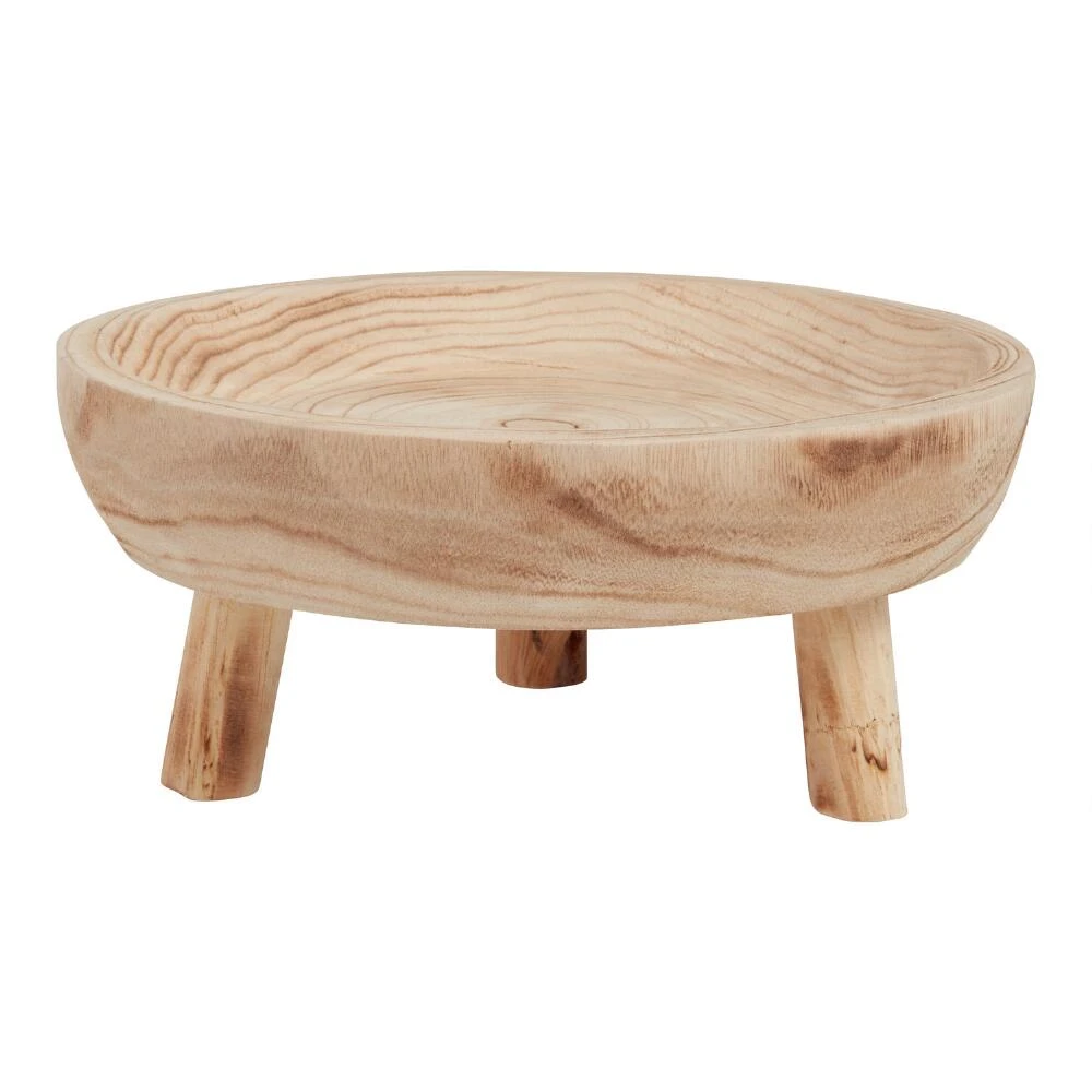 World Market Paulownia Wood Tripod Plant Stand