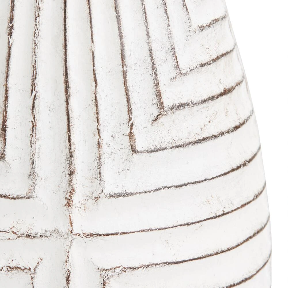 World Market Large White Textured Ecomix Vase - Image 2