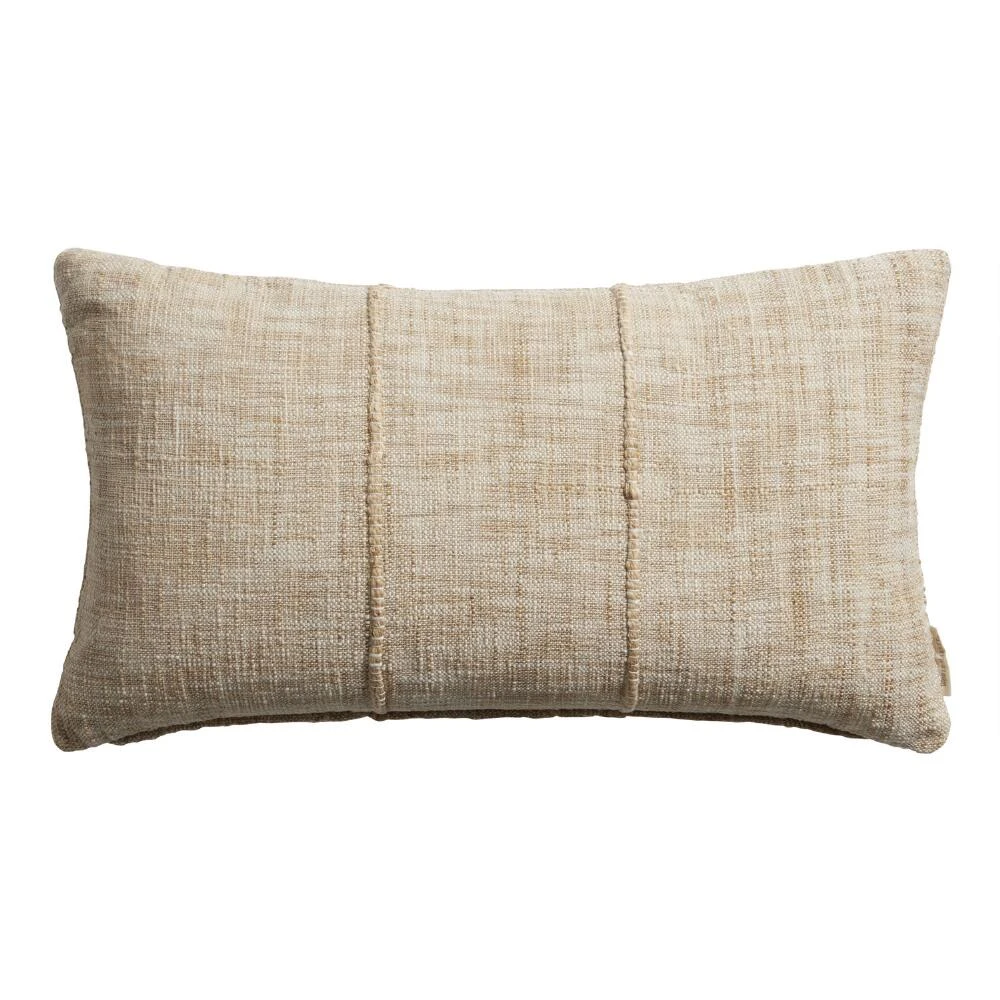 World Market Mud Cloth Indoor Outdoor Lumbar Pillow - Image 4