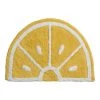 World Market Lemon Squeeze Half Circle Tufted Bath Mat